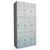 Vestiar metalic cusetat 3x3 cusete "MAXI" , 889x450x1800 mm