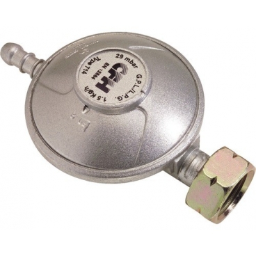 Regulator presiune butelie gaz  29mbar, pentru gaz petrolier lichefiat (GPL / LPG)