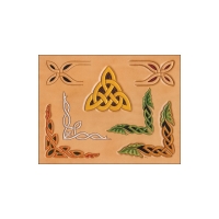 Sablon pielarie colturi ”celtice”, Tandy Leather  SUA