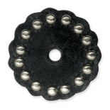 Ornamente negre din piele pre-gaurite Tandy Leather SUA