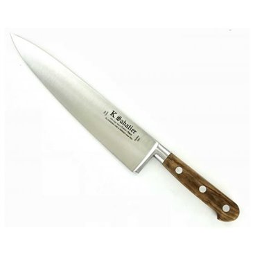 Cutit de gatit, lungime 23cm, maner din lemn de maslin, Sabatier Authentique - Olive.