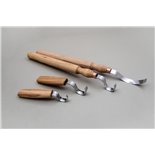 S11 Set 4 cutite cu carlig de sculptura BeaverCraft