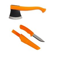 MORA 42 Set topor si cutit bushcraft orange  Morakniv Suedia