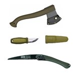 Set topor,cutit si fierastrau bushcraft Morakniv /Bahco