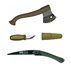 CBS2 Set topor,cutit si fierastrau bushcraft Morakniv /Bahco