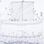 1006/01 Planuri constructie navomodel Amati Drakkar Viking