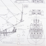 1014 Planuri constructie navomodel Amati Saint Louis