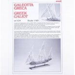 1019 Planuri constructie navomodel Amati Galiota Greaca