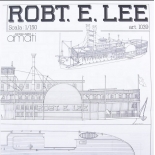 1039 Planuri constructie navomodel Amati Robert E. Lee