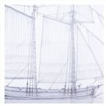 1046 Planuri constructie navomodel Amati Adventure - Nava de pirati 1760