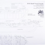 1100/02  Planuri contructie navomodel Victory Models, Granado vas de bombardament