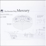 1100/06  Planuri constructie navomodel Victory Models, bricul rusesc Mercury