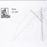 1163  Planuri constructie navomodel Amati, Sloop