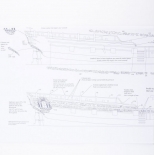 1100/05  Planuri contructie navomodel Victory Models, HMS Pegasus