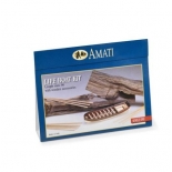 4302/09 Kit de barca salvare din lemn si metal, 90mm, Amati