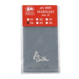 8005/04 Figurina metalica marinar, pt navomodele, 25mm, Amati