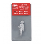 8008/01 Figurina metalica ofiter, pt navomodele, 35mm, Amati