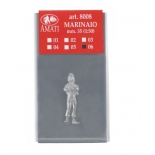8008/06 Figurina metalica ofiter, pt navomodele, 35mm, Amati