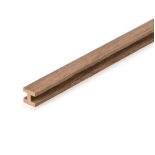 2580/04 Profil unghi "H'' din lemn de nuc 500 mm pentru modelism, Amati