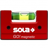 Nivela magnetica compacta GO! magnetic 6.8cm   SOLA