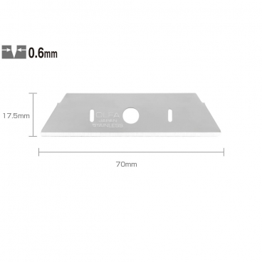 SKB-2S-R Lama cutite siguranta, inox, Olfa