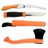 CBS168 Set Cutit Morakniv 2000, portocaliu,i Fierastrau Silky Gomboy curbat 210mm cu 8dinti/30mm si Topor portocaliu