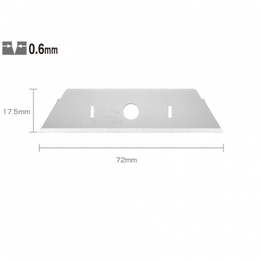 SKB-2S/10B Lame cutite siguranta, inox, Olfa