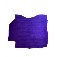 Piele naturala intoarsa / velur, albastru purpuriu