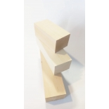 Set 3 blocuri de lemn de paltin pentru cioplit 45x50mm