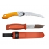 CBS127.1 Set Cutit Morakniv Kansbol ORANGE Si Fierastrau pliabil bushcraft/camping Silky Pocketboy curbat 170mm cu 8dinti/30mm