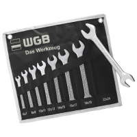 Set chei fixe duble WGB 6-24 mm, 8 piese, crom-vanadiu