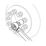 Cheie dinamometrică WGB 1/2" 25-125Nm, crom-vanadiu