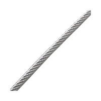 Cablu șufă oțel zincat Ø4-6 mm, cu manșon de plastic