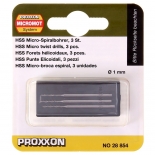 28854 Set burghie HSS, 1mm, Proxxon