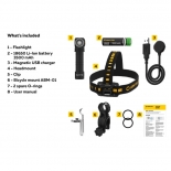 Lanterna multifunctionala Armytek Wizard C2 Pro Nichia Magnet USB - lumina calda