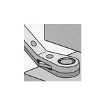 Proxxon 23201 - Cheie inelara cu click-et 6 x 7 mm, SPEEDER