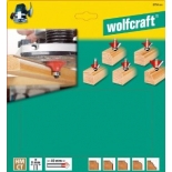 8753000 Set freze caneluri pentru lemn,Wolfcraft